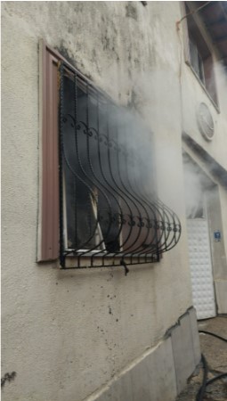 Ermen Mahallesi Kuşoğlu Sokak’ta Kortutan Yangın