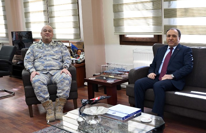 AKÜ Rektörü Karakaş’tan Tuğgeneral Güven’e Ziyaret