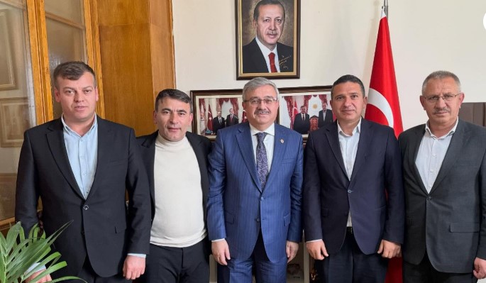 AK Parti Afyonkarahisar Milletvekili İbrahim Yurdunuseven Başkanları agırladı