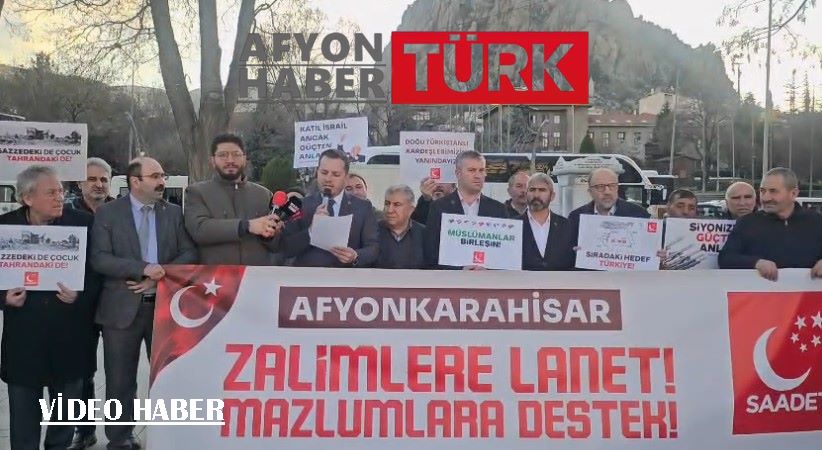 “ZALİMLERE LANET, MAZLUMLARA DESTEK”