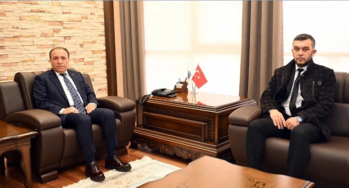 Yeniden Refah Partisi’nden AKÜ Rektörü Karakaş’a Nezaket Ziyareti