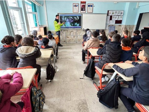 Afyonkarahisar’da Jandarmadan 685 Öğrenciye Trafik Eğitimi