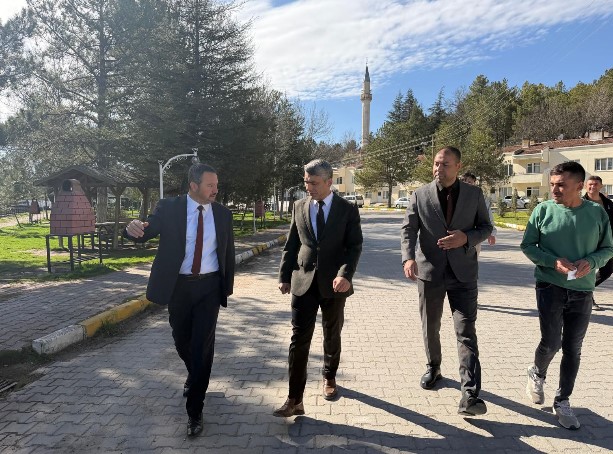 Hüdai Kaplıcalarında Çalışmalar Yerinde İncelendi