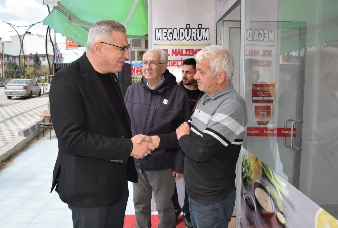 İHSANİYE’DE GENİŞ KATILIMLI SAHA ÇALIŞMASI: VATANDAŞIN NABZI TUTULDU”
