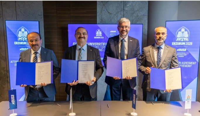 2028 Erzurum Kış Oyunları İçin Ljubljana’da İmzalar Atıldı - 2