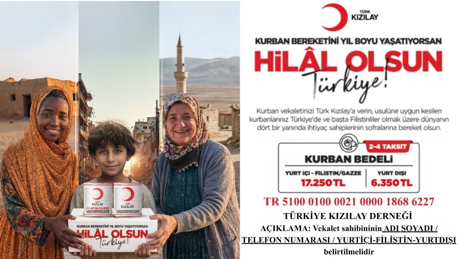 KIZILAY’IN 2026 VEKALETLE KURBAN KESİM KAMPANYASI BAŞLADI
