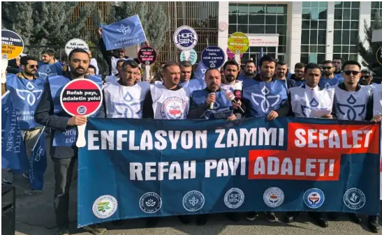SAĞLIK EMEKÇİLERİNE REVA GÖRÜLEN ADALETSİZLİK KABUL EDİLEMEZ!