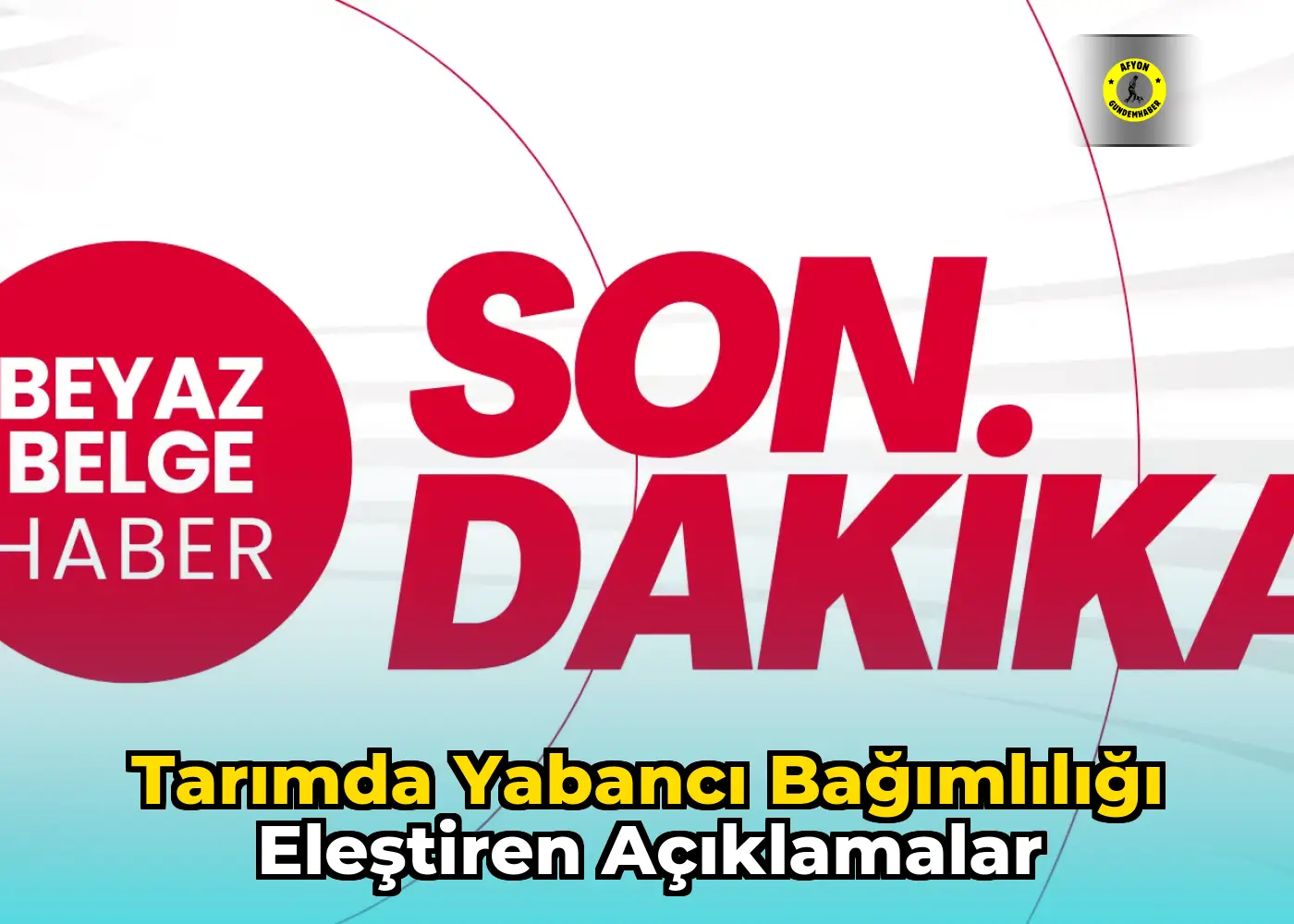 Tarımda Yabancı Bağımlılığı Eleştiren Açıklamalar