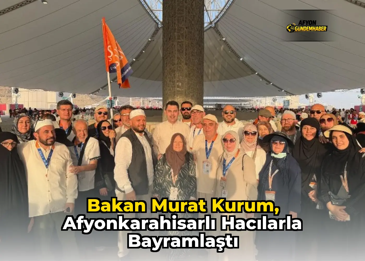 Bakan Murat Kurum, Afyonkarahisarlı hacılarla bayramlaştı
