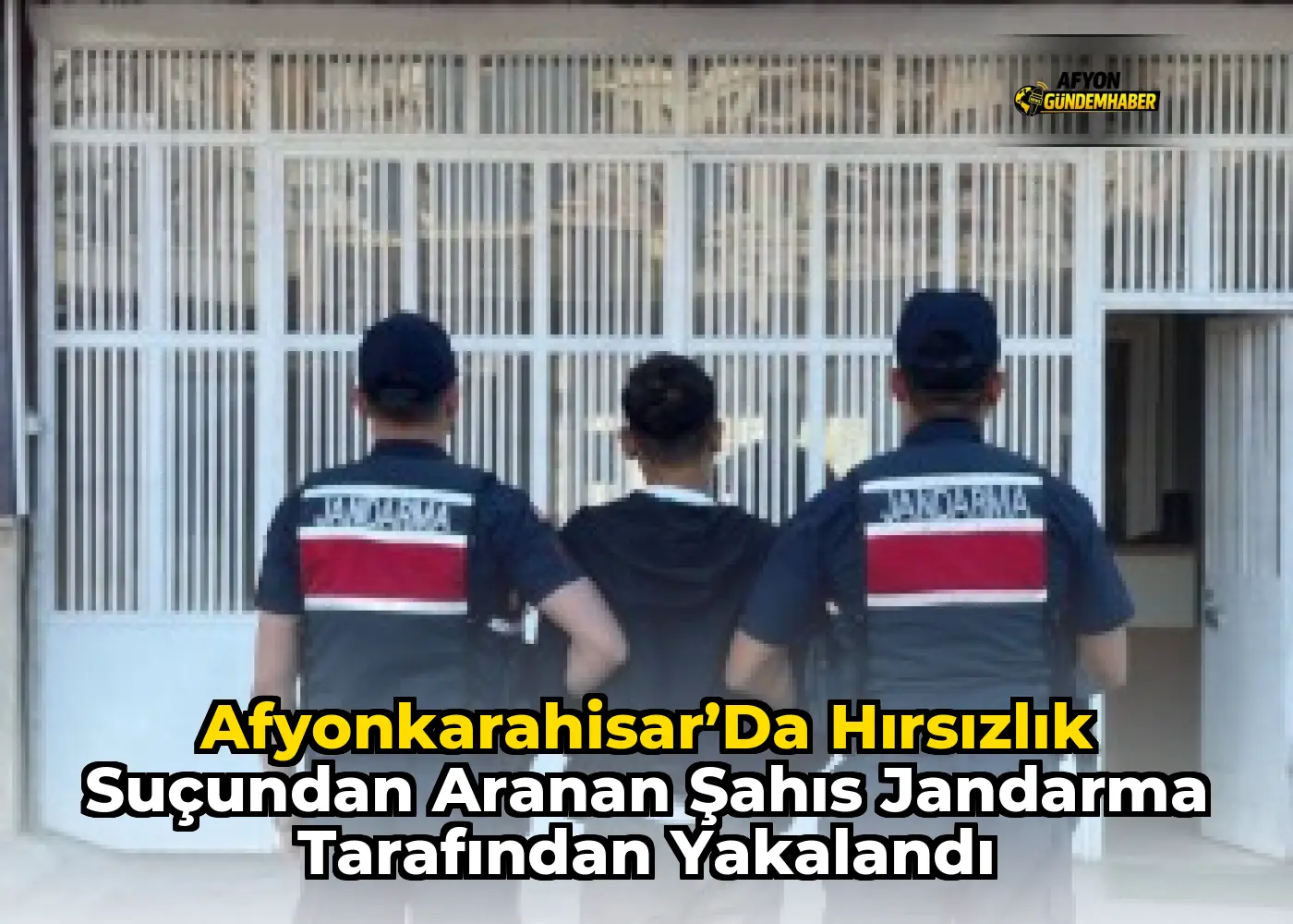 Afyonkarahisar’da Hırsızlık Suçundan Aranan Şahıs Jandarma Tarafından Yakalandı