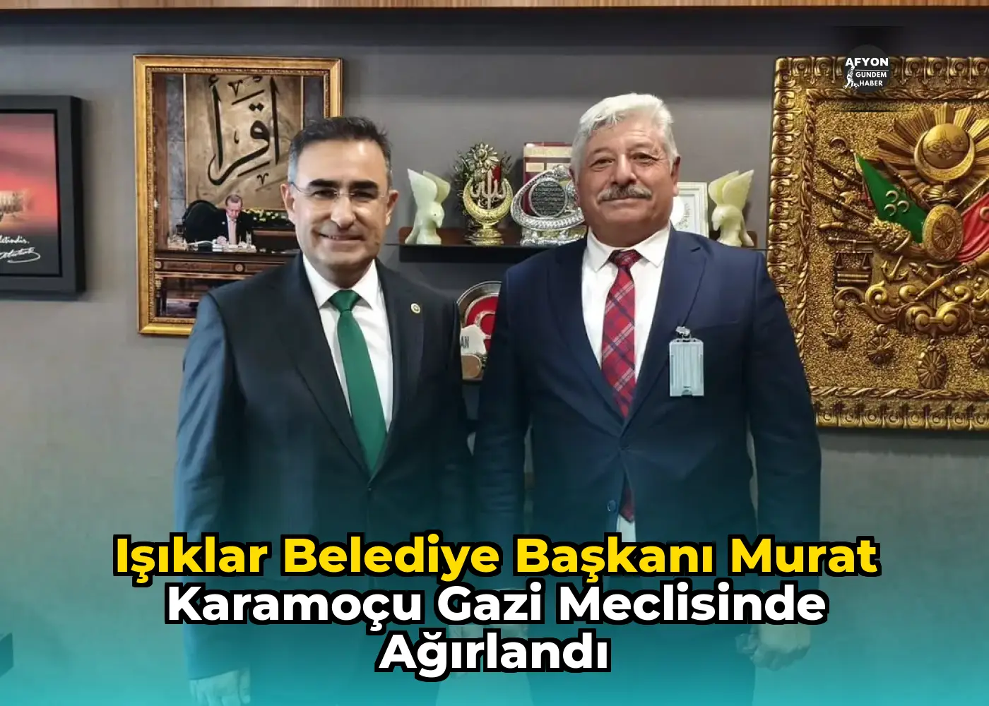 Işıklar Belediye Başkanı Murat Karamoçu Gazi Meclisinde Ağırlandı