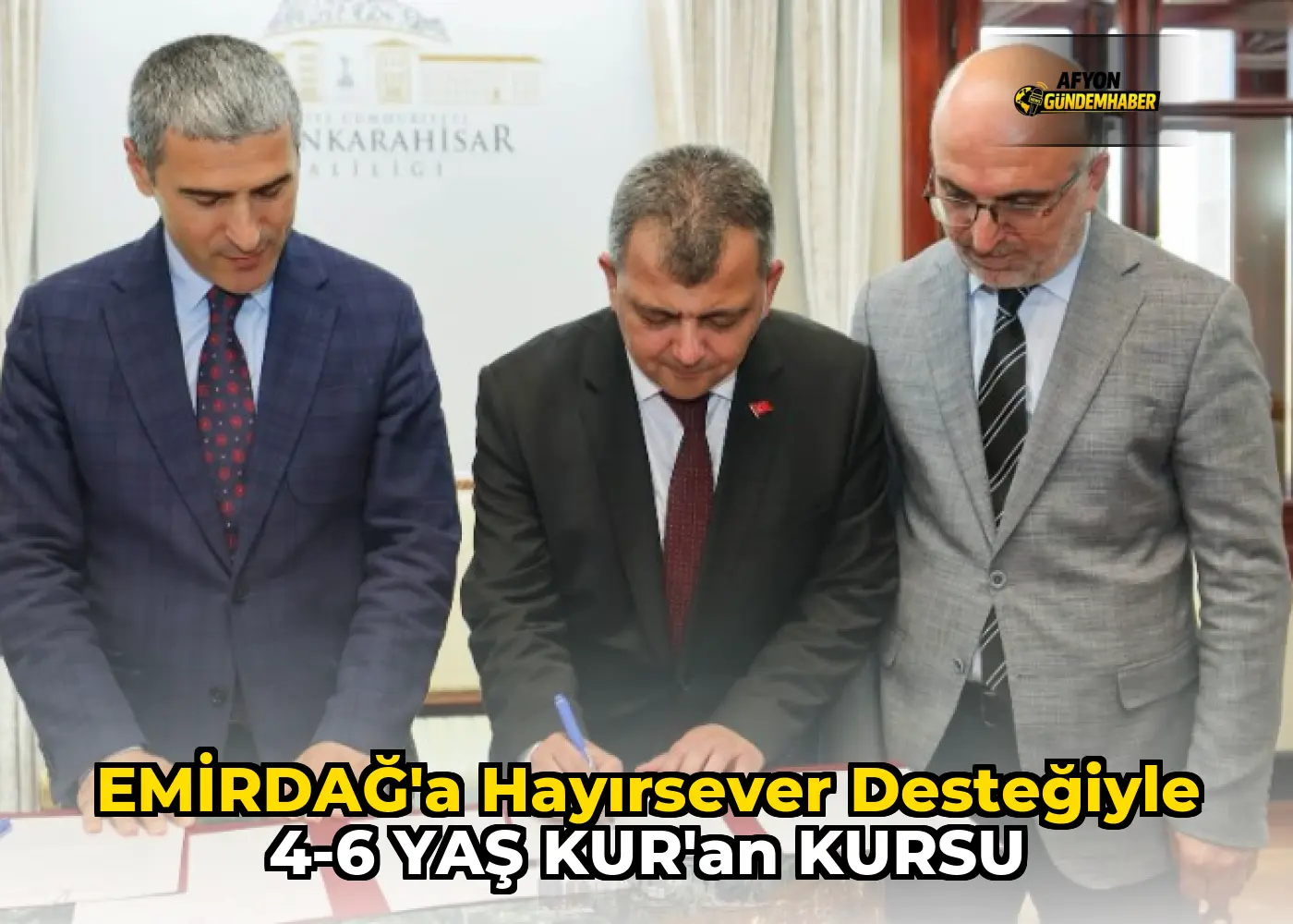 EMİRDAĞ’A HAYIRSEVER DESTEĞİYLE 4-6 YAŞ KUR’AN KURSU