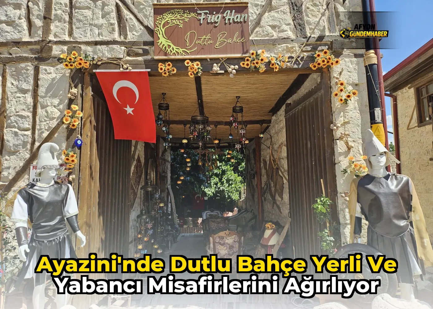 Ayazini'nde Dutlu Bahçe Yerli ve Yabancı Misafirlerini Ağırlıyor