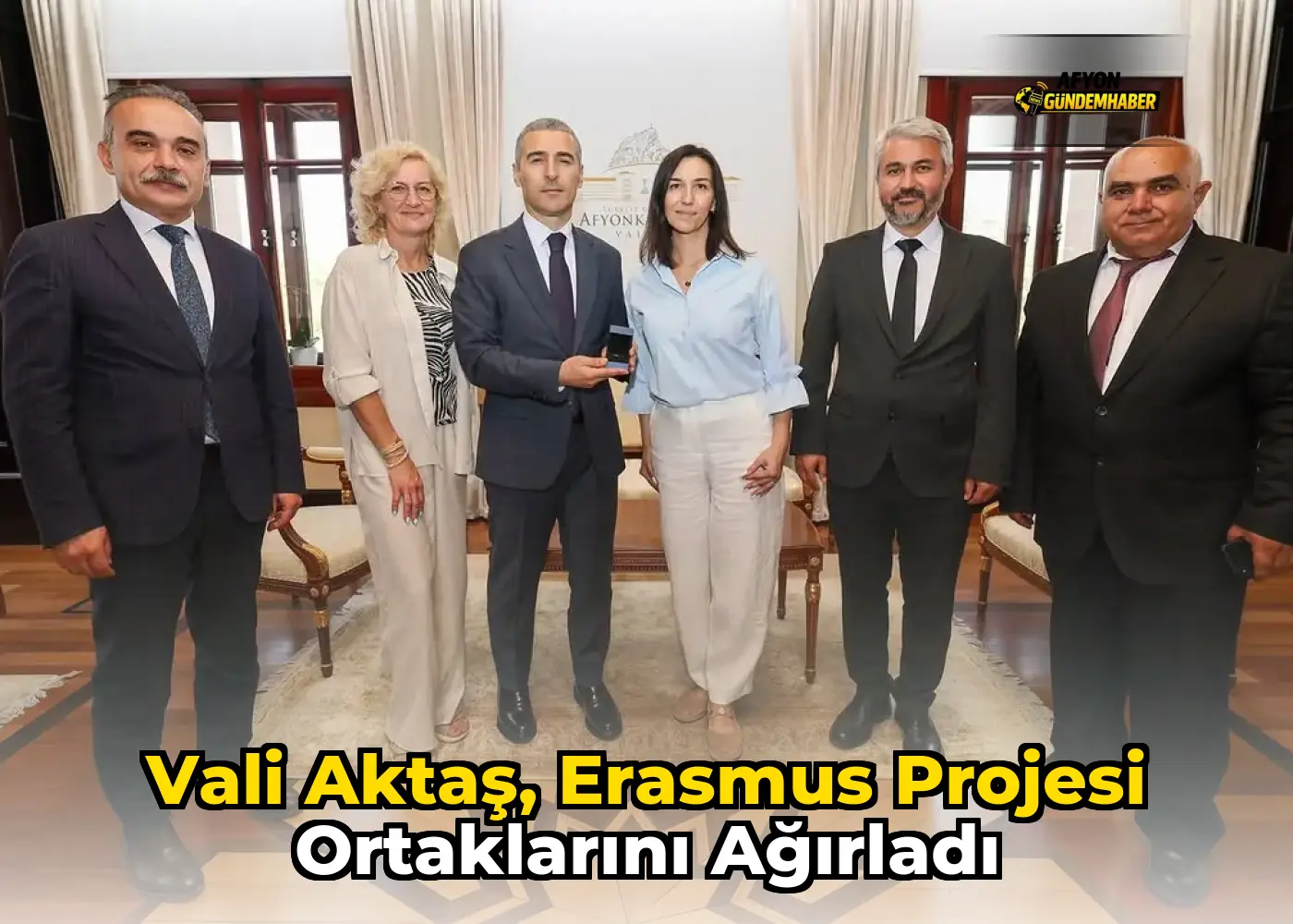 Vali Aktaş, Erasmus Projesi Ortaklarını Ağırladı