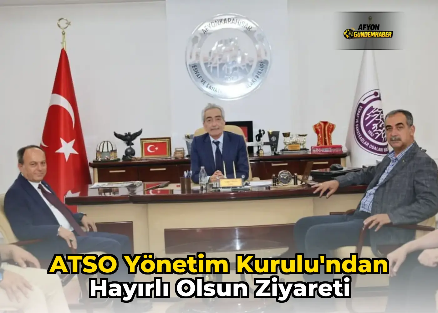 ATSO Yönetim Kurulu'ndan hayırlı olsun ziyareti