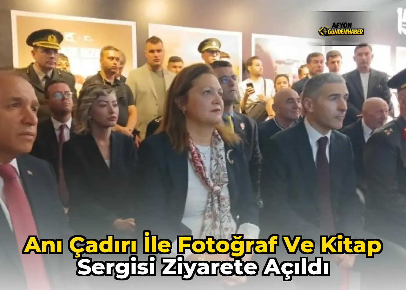 Anı Çadırı ile Fotoğraf ve Kitap Sergisi Ziyarete Açıldı