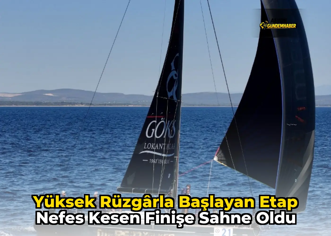 Yüksek rüzgârla başlayan etap nefes kesen finişe sahne oldu