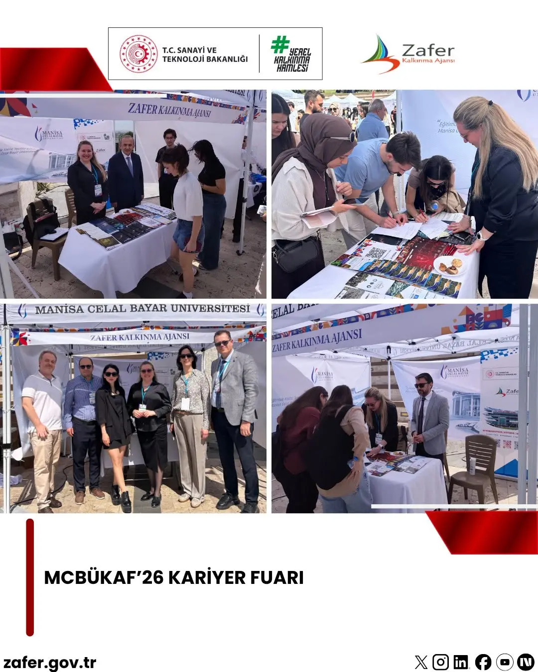 Manisa Yatırım Destek Ofisi MCBÜKAF’26 Kariyer Fuarı'nda Gençlerle Buluştu